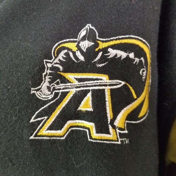 Steve & Barry's Army Black Knights varsity jacket men's 3XL XXXL black flawed - Picture 8 of 15